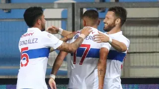 Kagelmacher aumentó para la UC ante Palestino al conectar un córner de forma oportuna