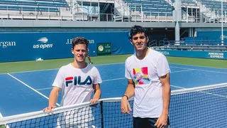 Cristian Garin se prepara con Diego Schwartzmann en la recta final rumbo al US Open