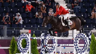 Samuel Parot quedó en el puesto 38° en el salto ecuestre y quedó eliminado