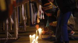 La emotiva velatón que realizaron en honor a Juan Carlos Ibáñez