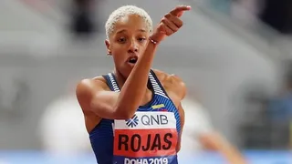 Yulimar Rojas se impuso a Caterine Iribargüen y logró el oro en el salto triple en Doha