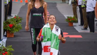 Bárbara Riveros cruzó en segundo lugar la meta del Ironman 70.3 de Pucón