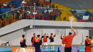 La desatada celebración de la Roja tras conquistar el oro sudamericano en Cochabamba