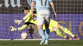 Matías Dituro se transformó en el primer arquero de Celta de Vigo en atajar cuatro penales en una temporada