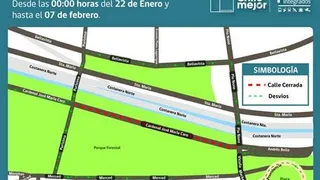 Conoce los desvíos programados para la Fórmula E