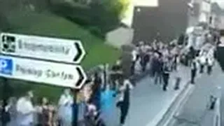 Fuegos de artificio provocaron pánico en celebración de club escocés