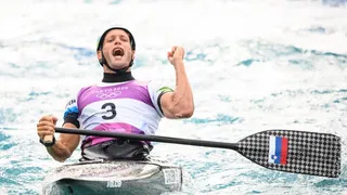 El esloveno Benjamin Savsek conquistó el oro olímpico en el canotaje eslalon