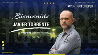 Javier Torrente fue oficializado como nuevo técnico de Everton