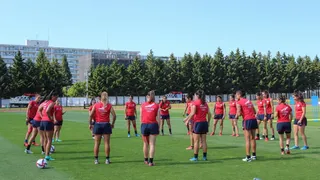 La Roja femenina tuvo otra jornada de entrenamiento con miras al debut en Tokio 2020