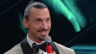 ¿Qué tal? Zlatan Ibrahimovic se atrevió a cantar en el Festival de San Remo