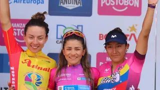 Ciclismo: Aranza Villalón terminó en el segundo lugar de la Vuelta a Colombia