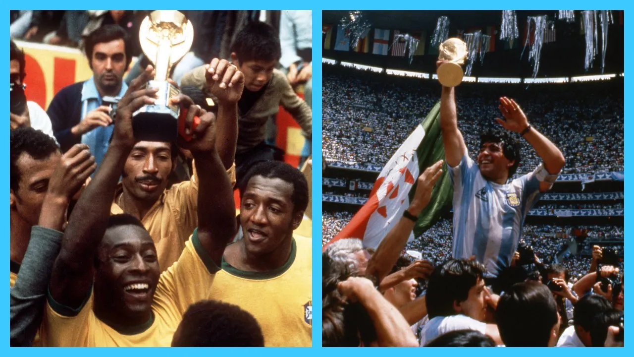 pelé y maradona
