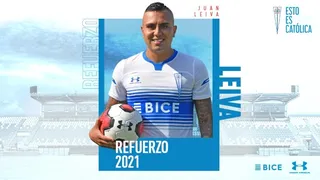 Universidad Católica confirmó el fichaje de Juan Leiva