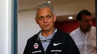 ¡Ojo con esta visita! Reinaldo Rueda apareció en la práctica de La Roja