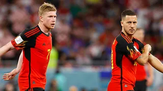 La reacción de Kevin de Bruyne por retiro de Hazard de Bélgica