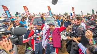 Los emocionantes festejos de los vencedores del Rally Dakar 2023