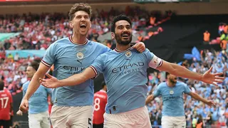 Ilkay Gundogan comandó con doblete la victoria del City sobre el United en la final de la FA Cup