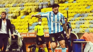 Eugenio Mena aportó dos asistencias en espectacular remontada de Racing ante Godoy Cruz