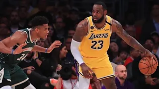 LeBron James logró un histórico registro en victoria de Los Angeles Lakers sobre Bucks