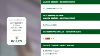 Cristian Garin conoció su programación para la segunda ronda de Wimbledon