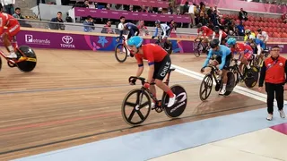 Felipe Peñaloza lidera el omnium masculino tras haber competido en dos pruebas en Lima 2019
