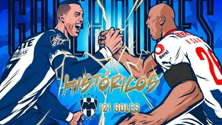Monterrey ensalzó a sus goleadores históricos Rogelio Funes Mori y Humberto Suazo
