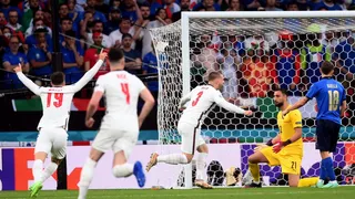 Inglaterra sorprendió de entrada a Italia en la final de la Euro 2020 con un golazo de Luke Shaw