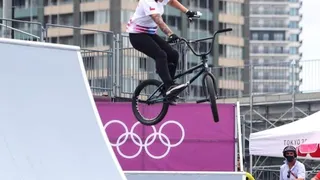 Macarena Pérez hizo historia al ser la primera ciclista BMX en competir en Juegos Olímpicos