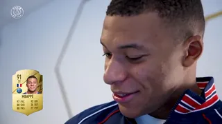 Mbappé, Neymar, Messi y los jugadores de PSG reaccionaron a sus cartas del FIFA 22