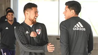Paulo Díaz vivió su primera jornada de prácticas como jugador de River Plate