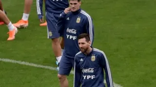 Argentina vivió su única práctica en Sao Paulo antes de enfrentar a la Roja