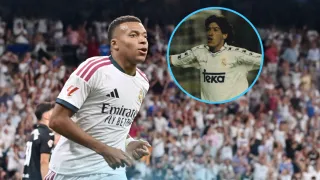 Kylian Mbappé superó otra marca de Iván Zamorano en goleada de Real Madrid
