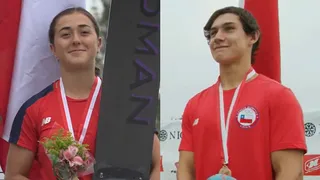 ¡Campeones! Agustina Varas y Martín Labra ganaron oro en el Mundial Sub 21 de Esquí Náutico