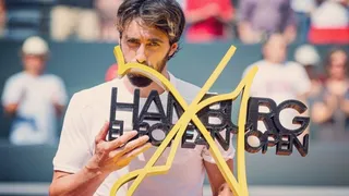 Nikoloz Basilashvili venció a Rublev y volvió a reinar en el ATP de Hamburgo