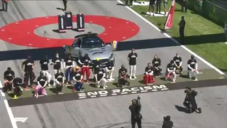 Pilotos de la Fórmula 1 protestaron contra el racismo en el GP de Austria: Seis no se arrodillaron