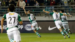 Mathías Riquero fue letal con un cabezazo y empató el partido de Temuco ante San Lorenzo