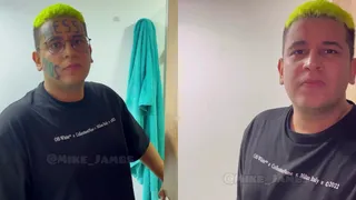 ¡Fue una farsa! Influencer que se tatuó “Messi” en la frente confesó que era una broma