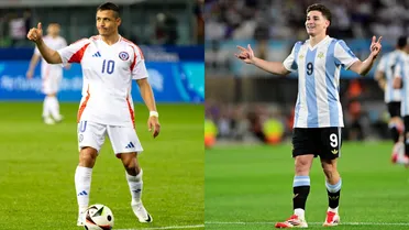 Goleadores en crisis: La dura comparación entre Chile y Argentina para el duelo clave en Clasificatorias