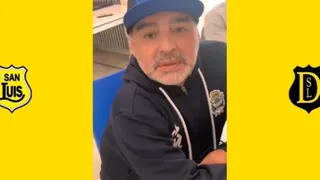 El saludo de Diego Maradona a San Luis en su aniversario número 100