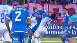 [VIDEO] Luciano Pons fue expulsado en el debut de la U ante Audax