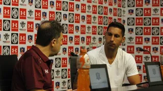 La presentación de Juan Manuel Insaurralde como nuevo jugador de Colo Colo