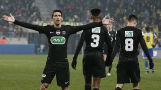 Angel Di María brilló con tres goles en avance de PSG en la Copa de Francia