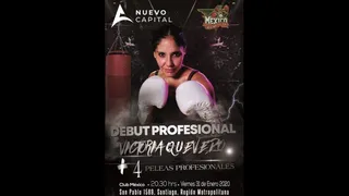 “Vicky” Quevedo, la nueva promesa del boxeo femenino inicia su carrera profesional