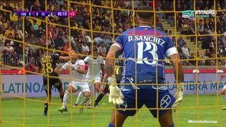 ¿Fue falta? El penal que reclamó Colo Colo ante Coquimbo en el final del primer tiempo