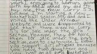 Stephen Curry reaccionó ante la decepción de una niña que no podía comprar sus zapatillas