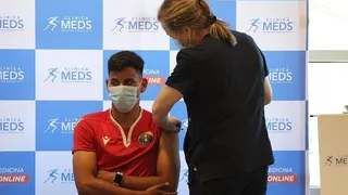 Plantel de Audax Italiano recibió su primera dosis de la vacuna contra el Covid-19