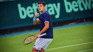 Tomás Barrios superó la primera ronda de la qualy de Wimbledon