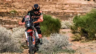 Tomás de Gavardo realizó con éxito la Etapa 1 del Dakar pese a un fuerte resfrío
