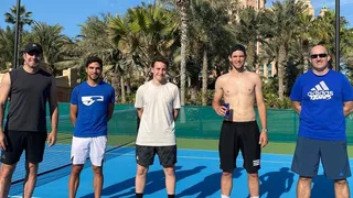 Dominic Thiem presentó su equipo de la temporada 2022 con Nicolás Massú a la cabeza