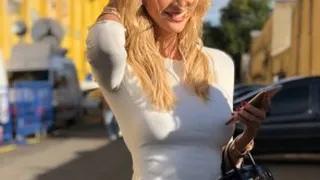 La embajadora del Mundial compartió palco con Jorge Sampaoli en La Bombonera